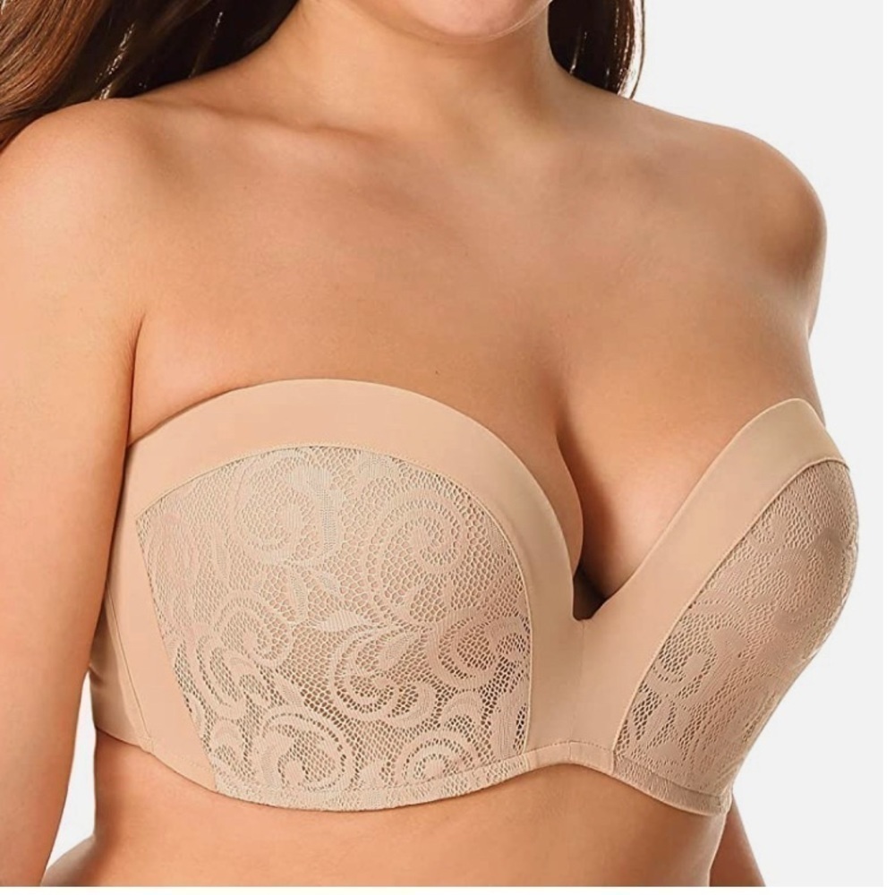 Delimira Lace Strapless Bra 34B